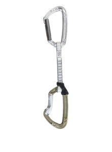 Ekspres wspinaczkowy Aerial Pro HC Set 12cm - silver/hard coating